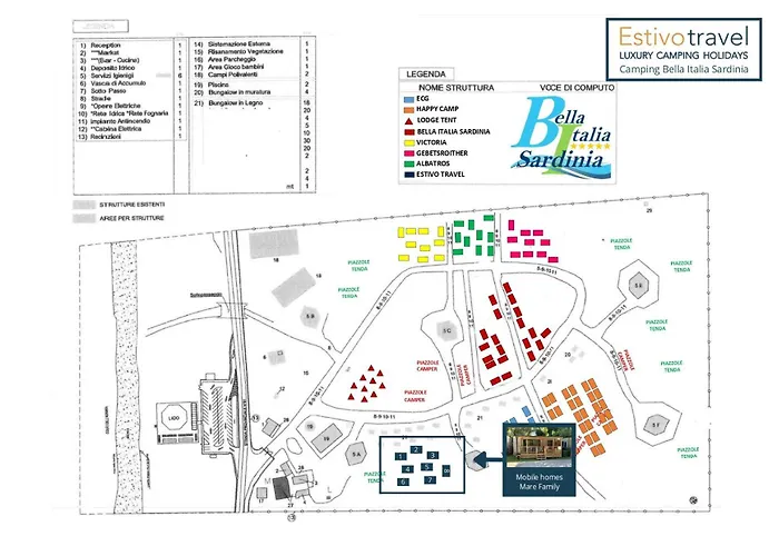 Estivo Mobile Homes On Bella Italia Sardinia Marina di Sorso